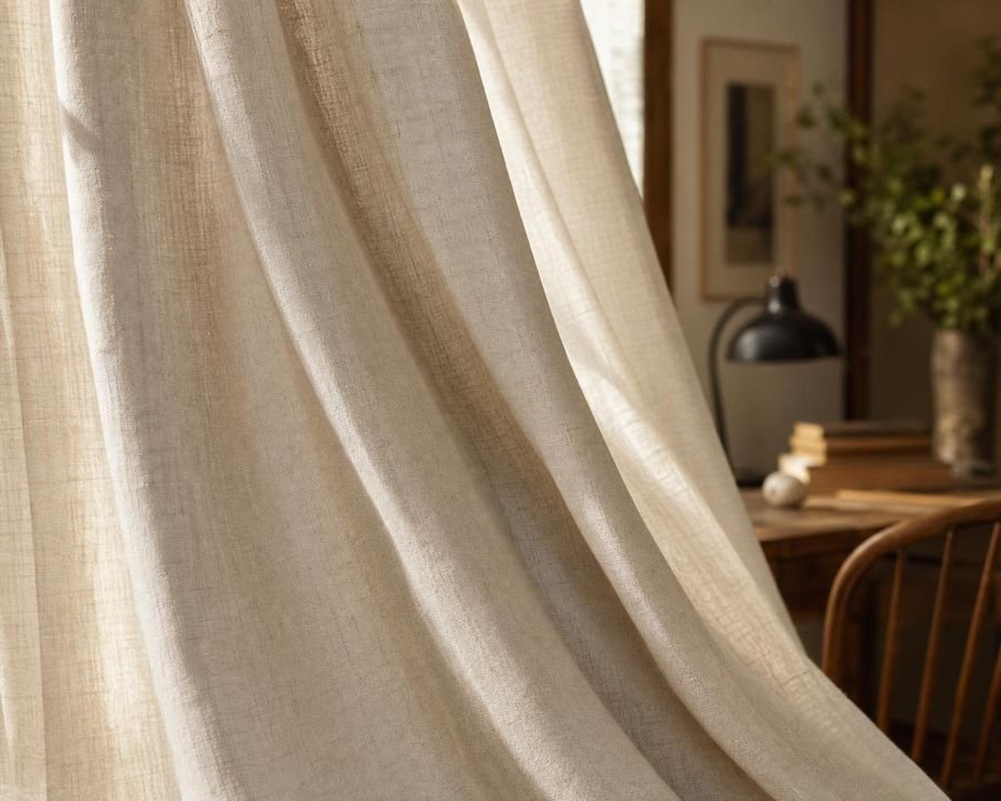 Drapery, in the hand material detail